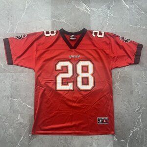 Vintage Tampa Bay Buccaneers Jersey Mens Large Warrick Dunn Logo Athletic 90s